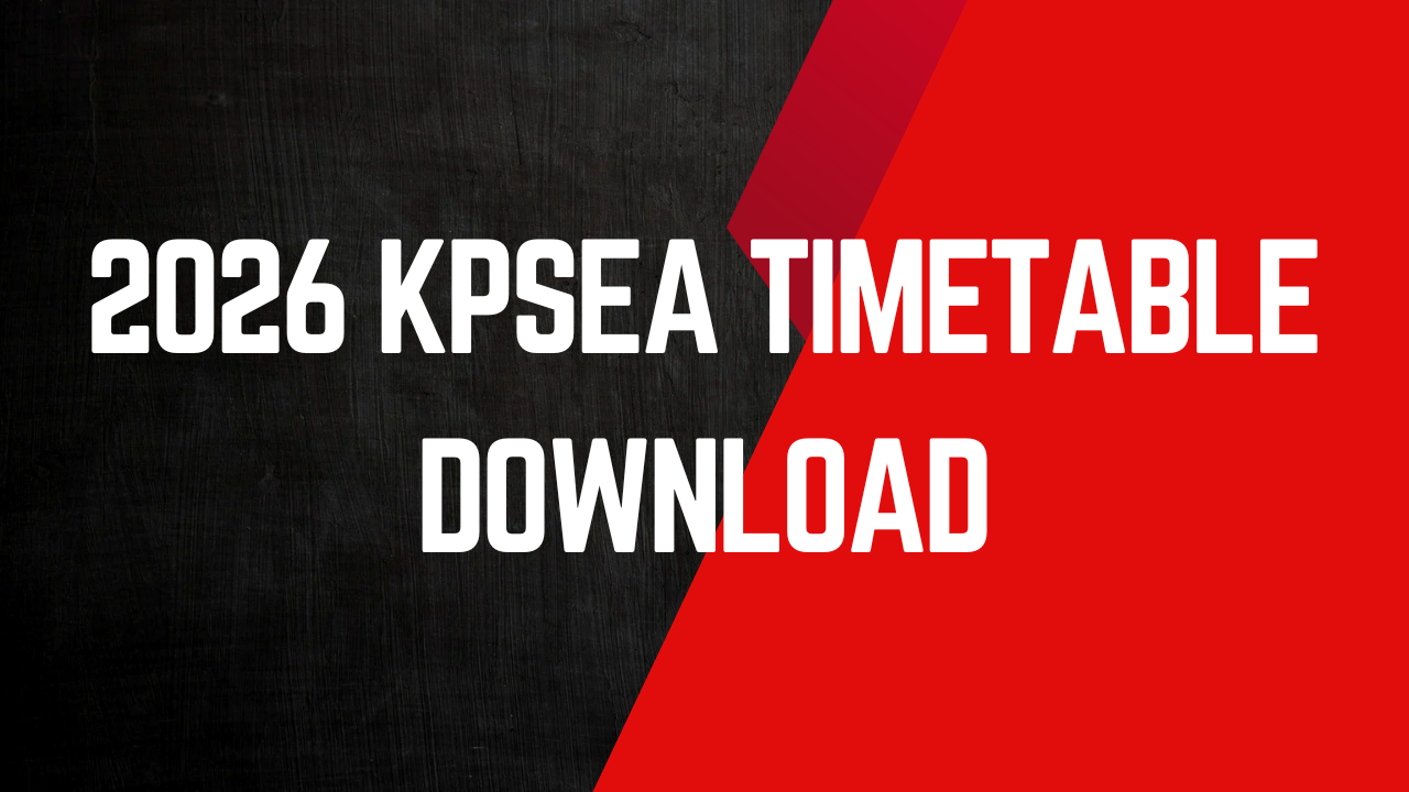 2026 kpsea timetable download