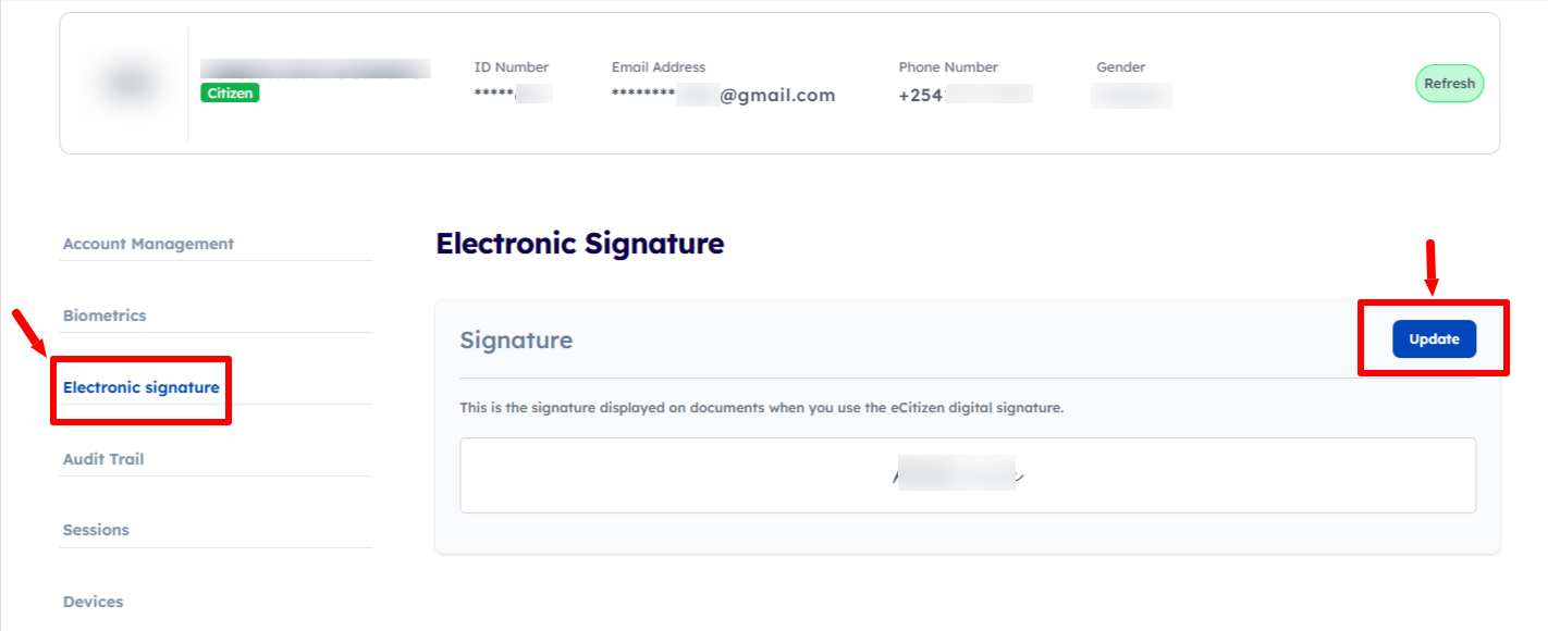 Electronic Signature