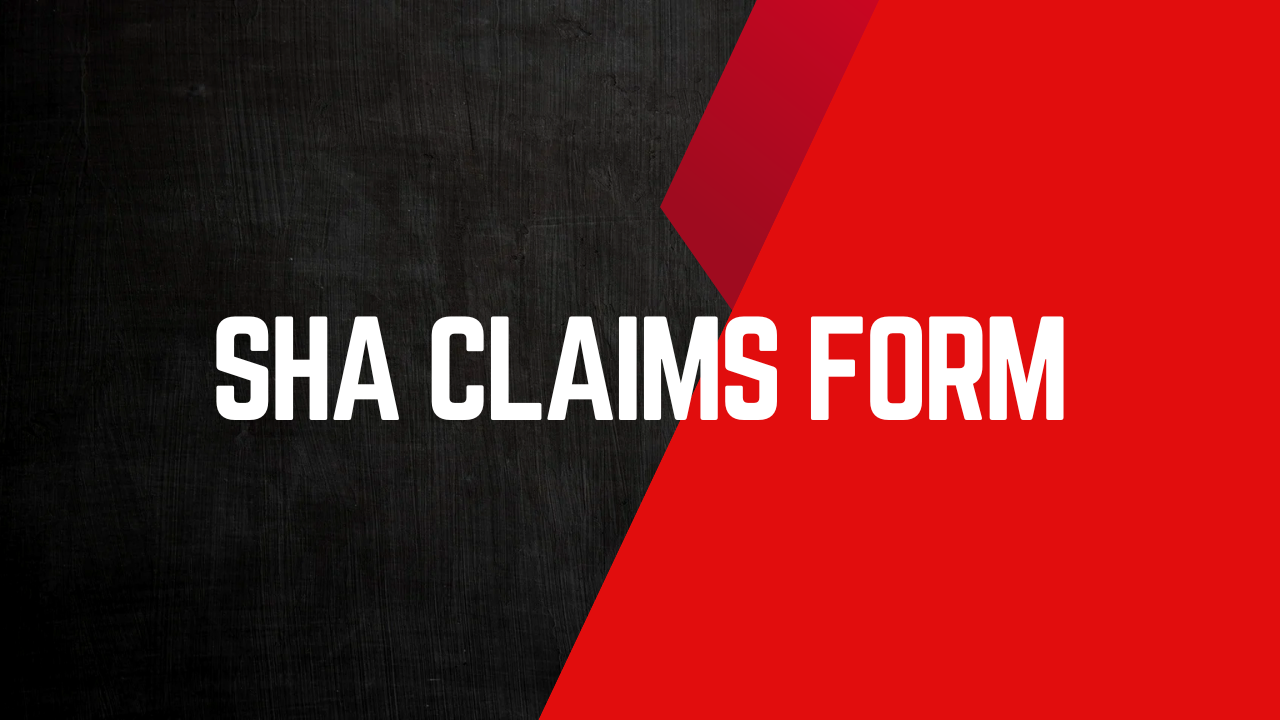 SHA Claims Form
