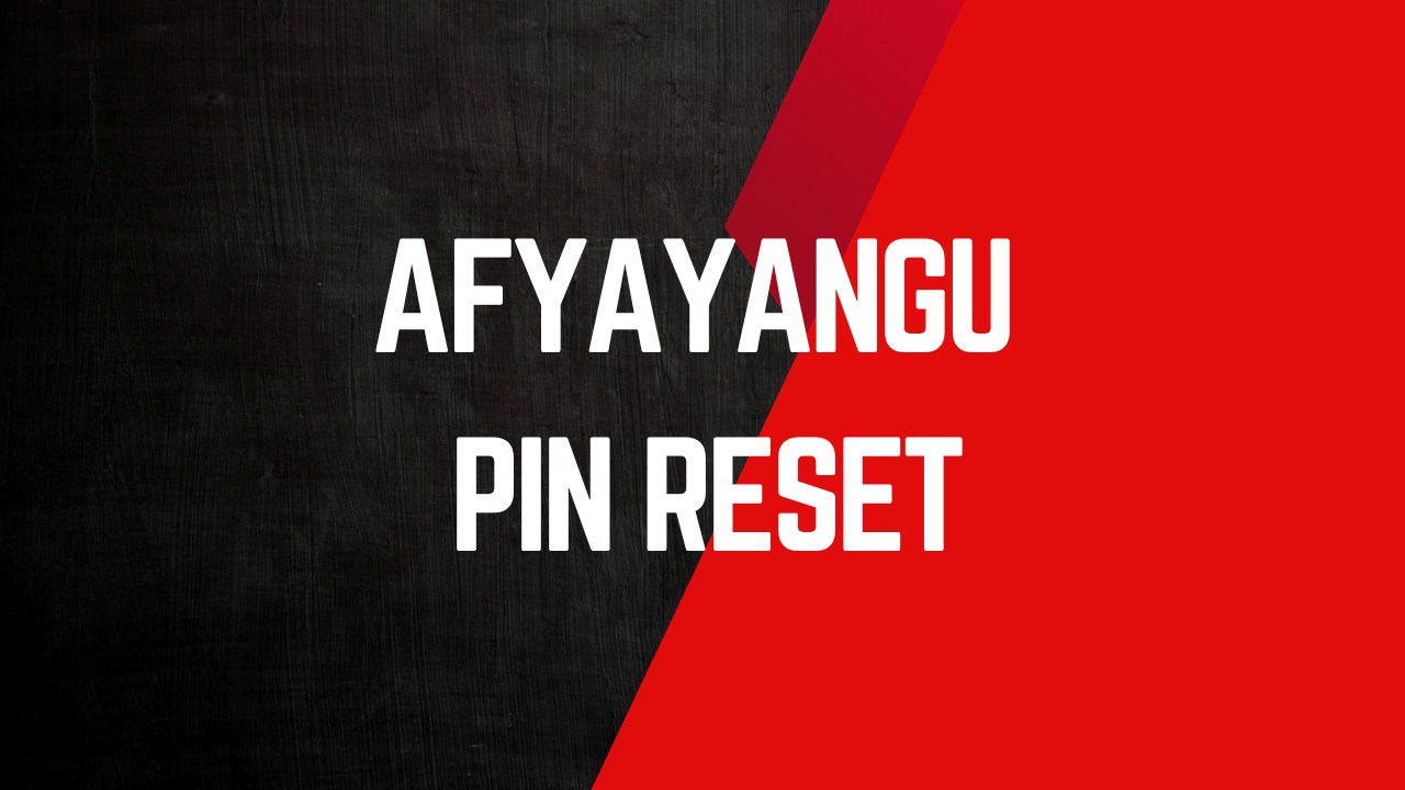 afyayangu pin reset