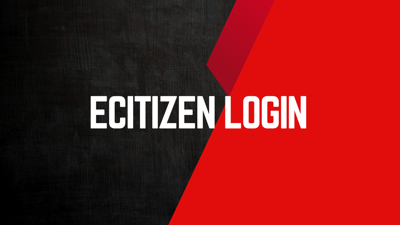 ecitizen login
