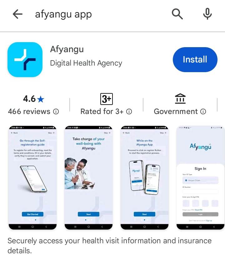 select afyangu app
