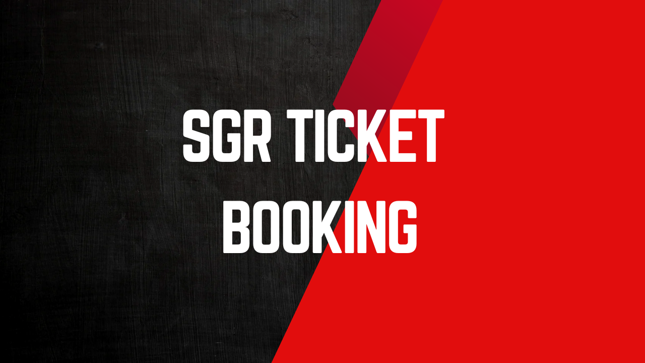 sgr ticket booking