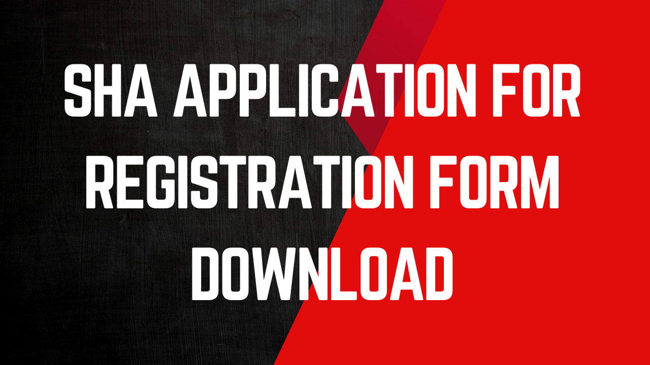 sha application for registration form download