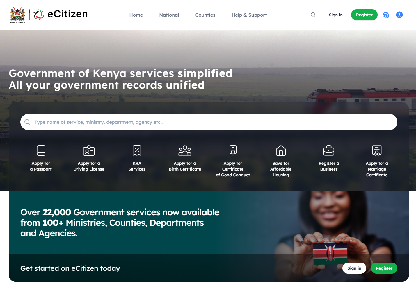 visit ecitizen website