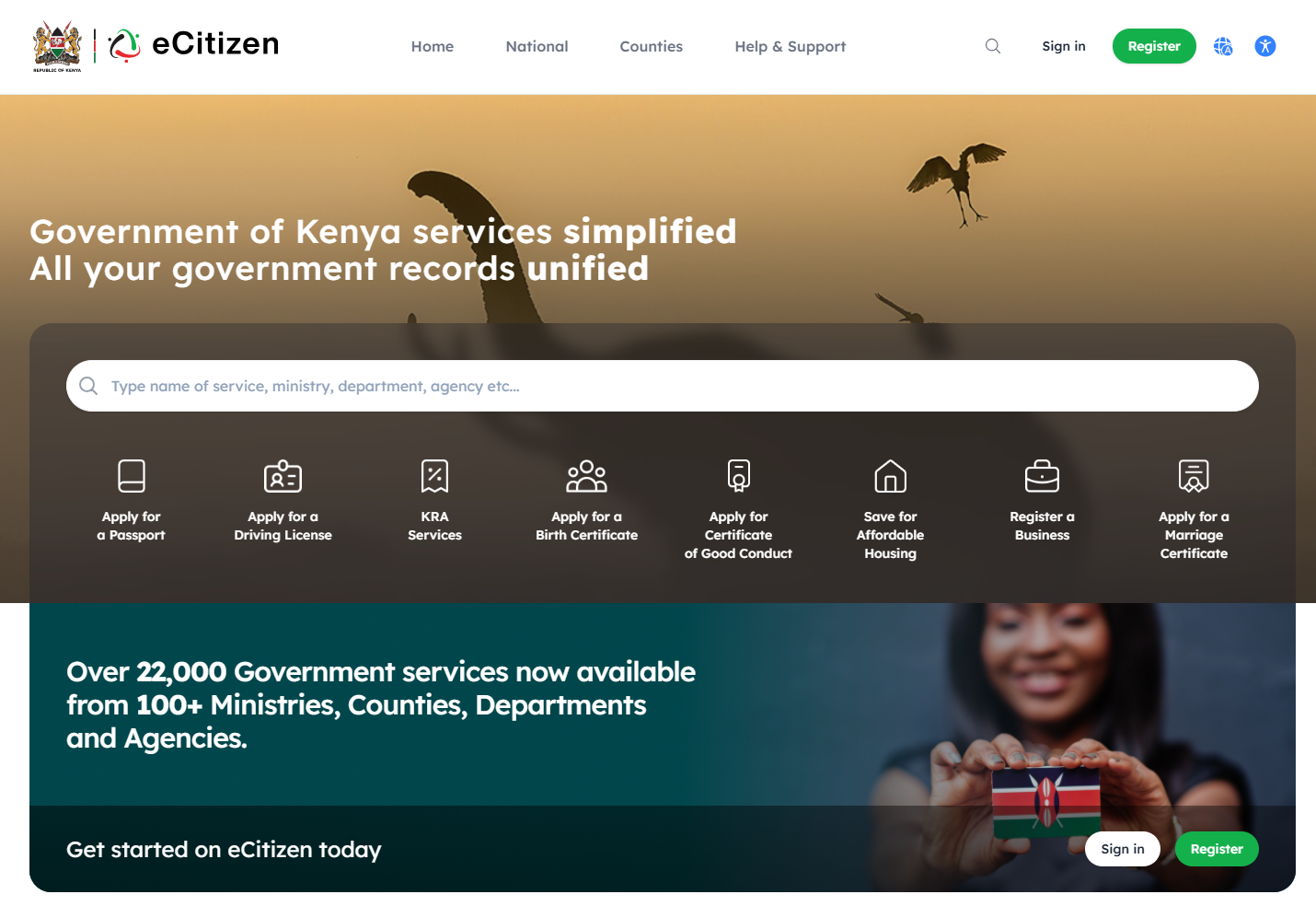 visit ecitizen website