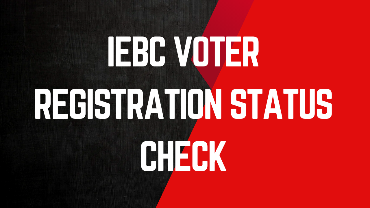 IEBC Voter Registration Status Check