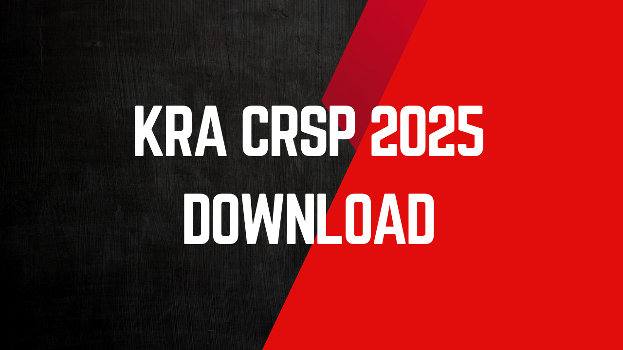 KRA CRSP 2025 Download