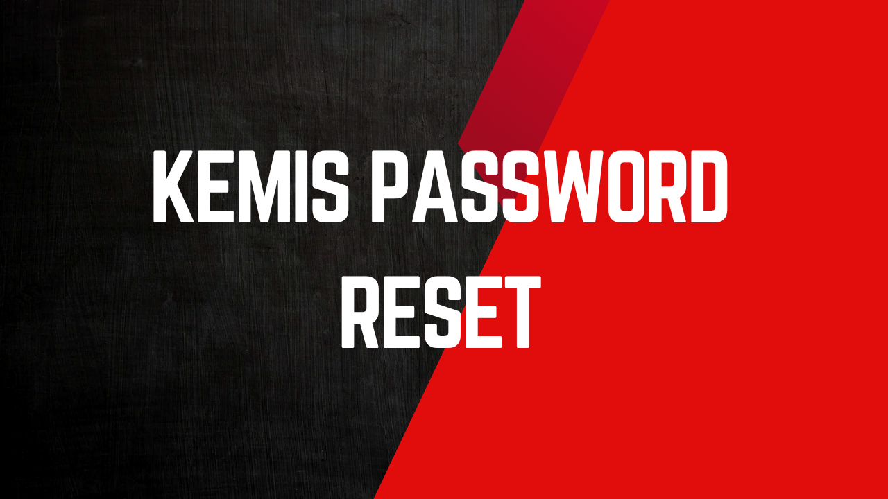 kemis password reset